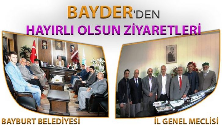 BAYDER’den Bayburt’un Yeni Başkanlarına Hayırlı Olsun Ziyareti
