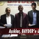 Aşıklar BAYDER e üye oldular – Bayburt Portalı