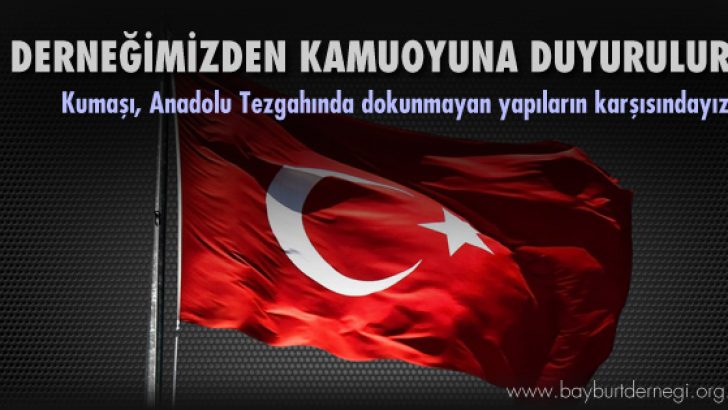 Bayburt Tarih-Kültür ve Edebiyat Derneği’nden kamuoyuna