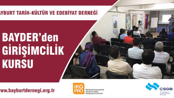 BAYDER’den Girişimcilik Kursu