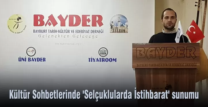 Kültür Sohbetlerinde ‘Selçuklularda İstihbarat’ sunumu