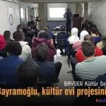 Bayramoğlu kültür evi projesini BAYDER de anlattı – Bayburt Portalı
