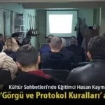 Kultur Sohbetlerinde toplumu duzenleyen kurallar anlatildi – Bayburt Portalı
