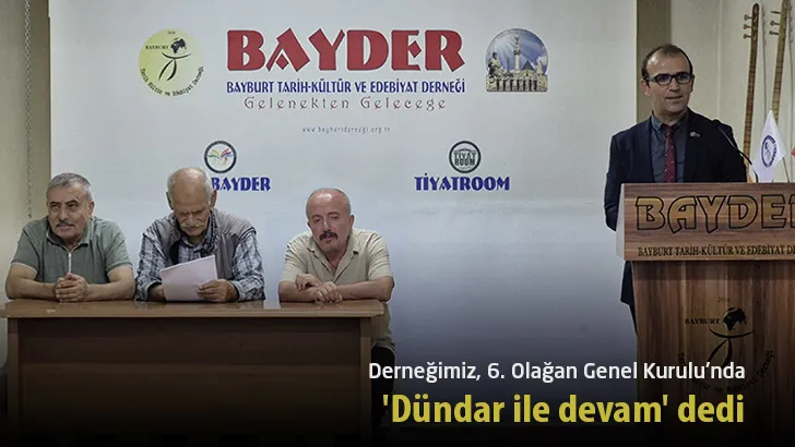 Derneğimiz, 6. Olağan Genel Kurulu’nda ‘Fatih Dündar ile devam’ dedi