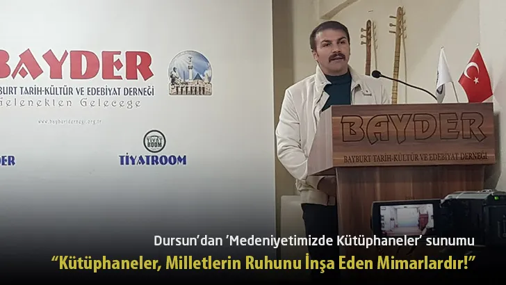 Kültür Sohbetleri’nde ‘Medeniyetimizde Kütüphaneler’ sunumu